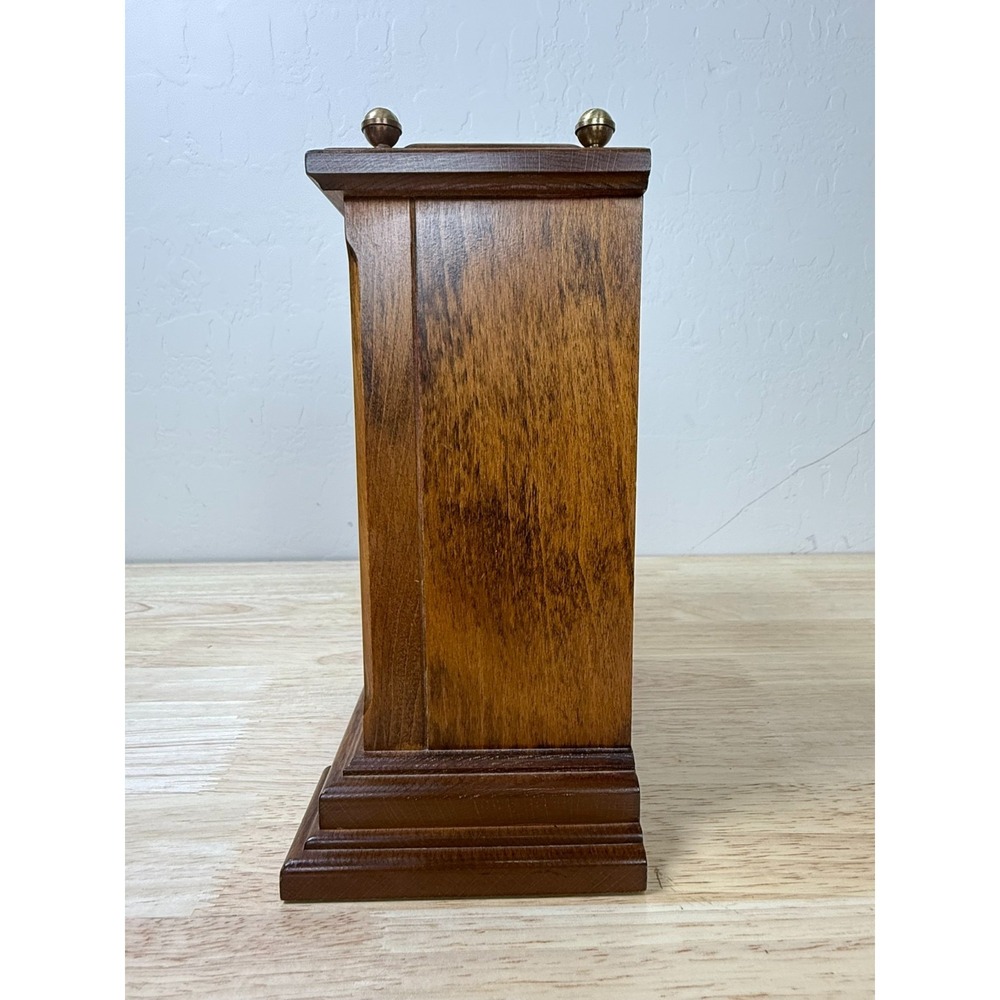 Seiko Quartz Westminster Wittington QGZ401B Desk Mantel Clock Tested Works READ - Picture 3 of 7